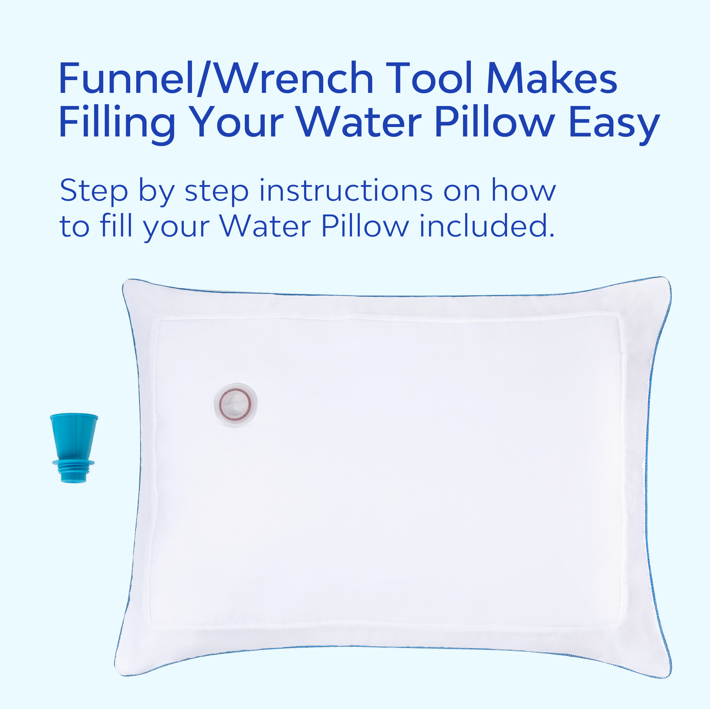 The Water Pillow by Mediflow - Elite Premium Fiber (sold as x6)