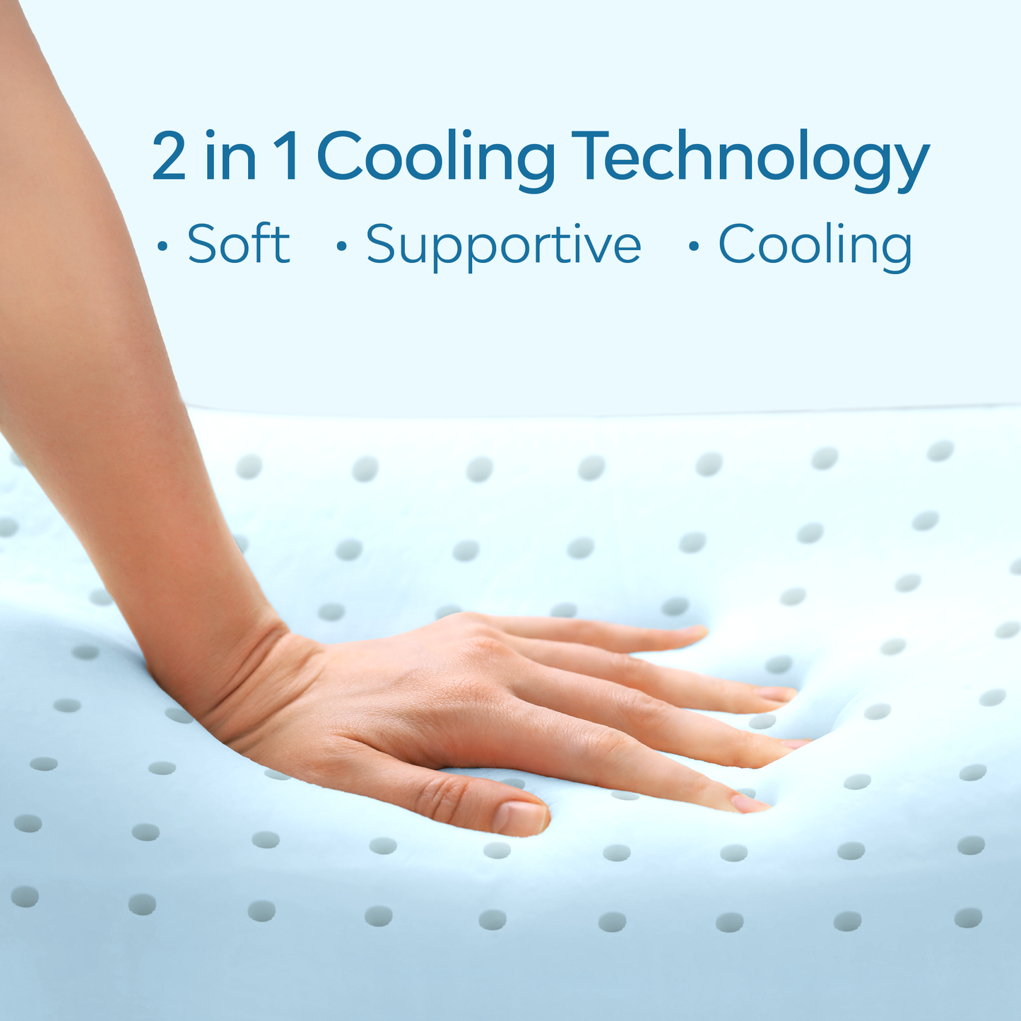 Mediflow Water Pillow - Original Cooling Gel Foam (sold as x6)