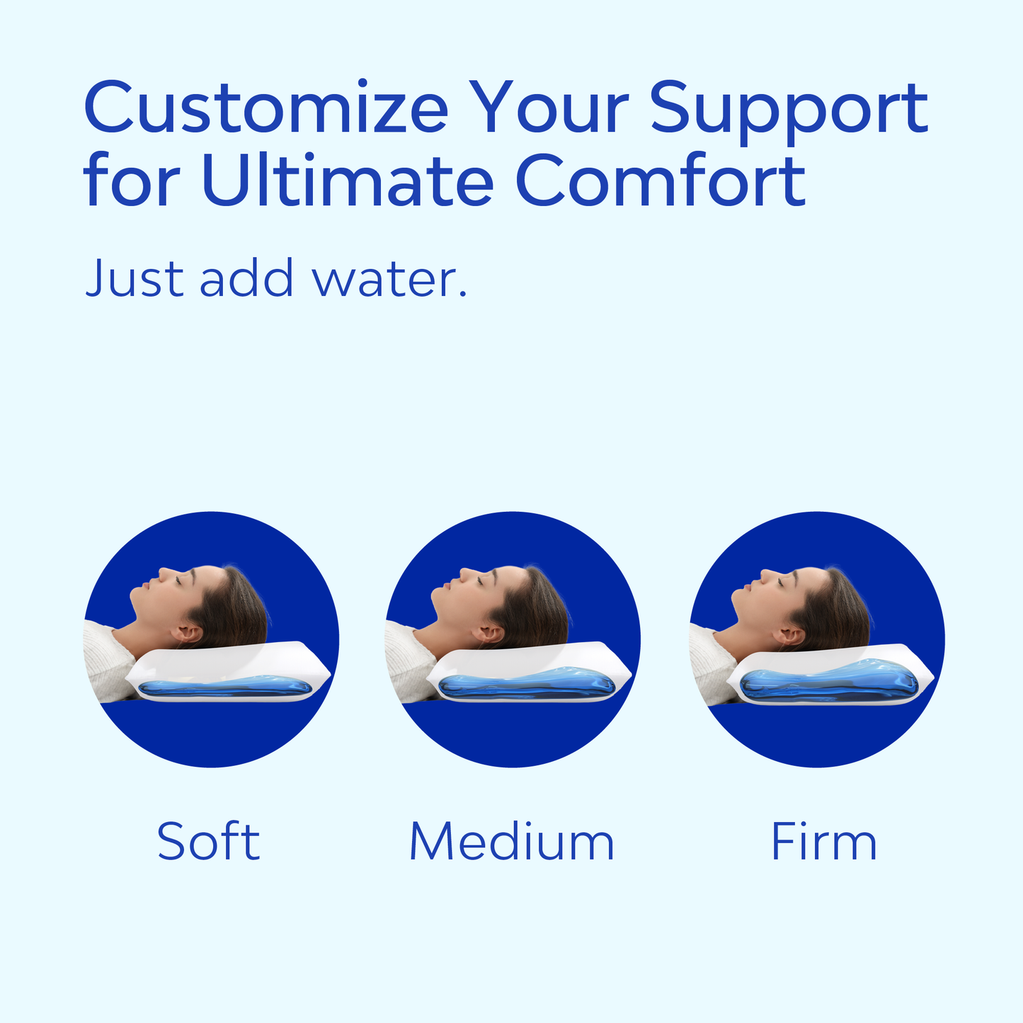 The Water Pillow by Mediflow - Elite Memory Foam