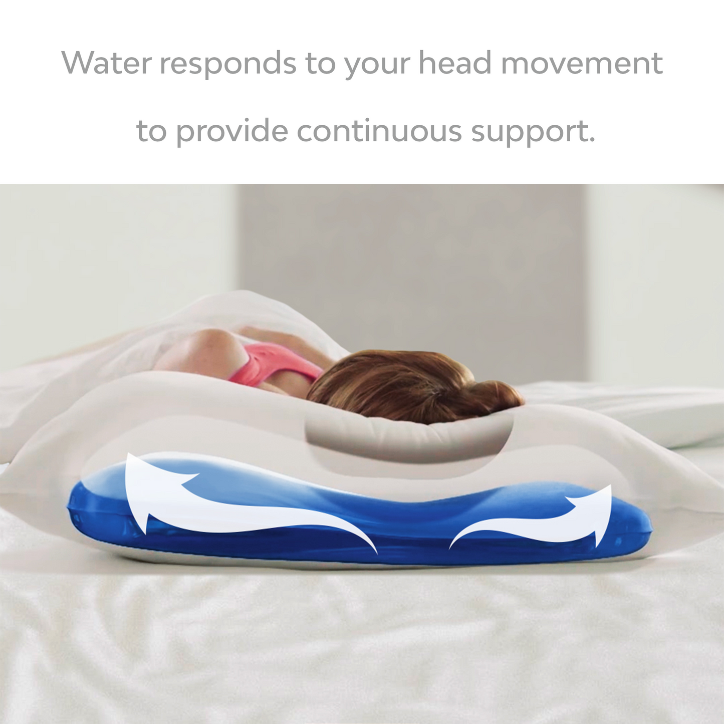 The Water Pillow by Mediflow -  Elite Premium Fiber